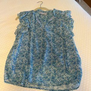 Karl Marc John Print Blouse Size Medium
